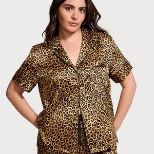 Glazed Satin Short Pajama Set